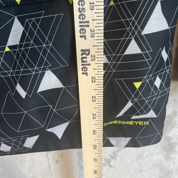 Obermeyer Jacket Teen LARGE (14-16) Black Snow Ski Grow Hooded Quilted Insulated - Picture 7 of 9